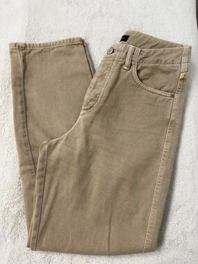 MASSIMO DUTTI Beige Denim Pants